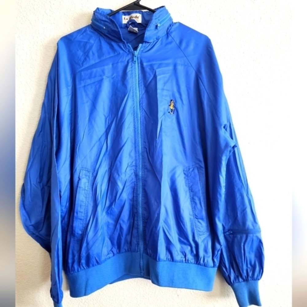 VINTAGE‎ Mr Peanut windbreaker with removable hood